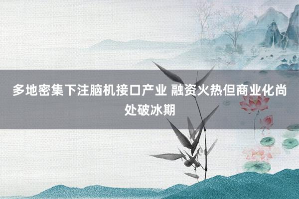 多地密集下注脑机接口产业 融资火热但商业化尚处破冰期