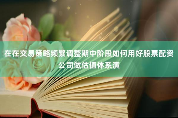 在在交易策略频繁调整期中阶段如何用好股票配资公司做估值体系演
